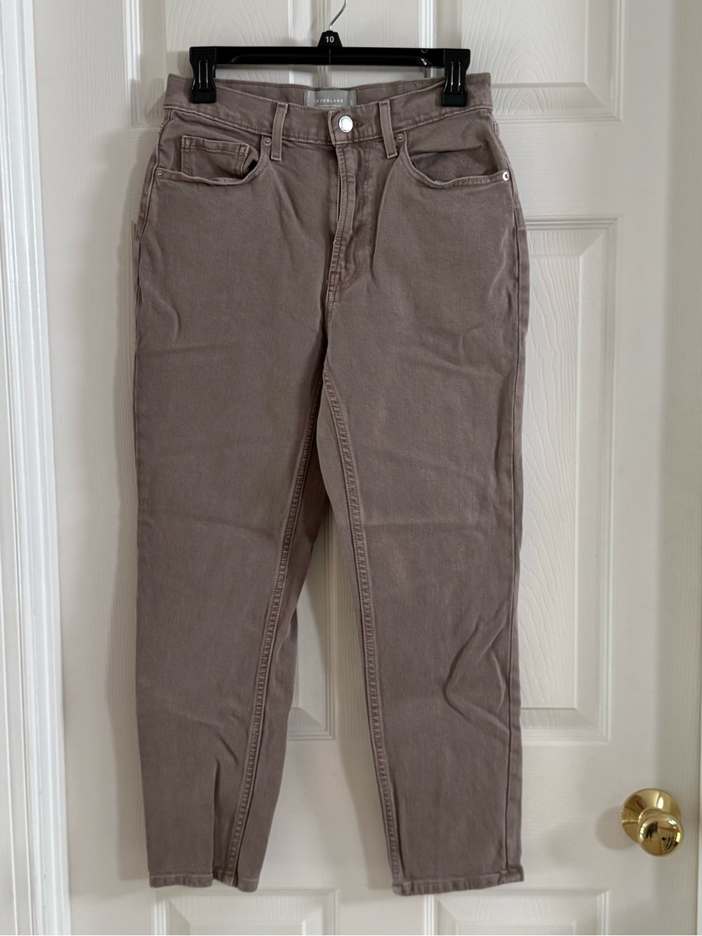 Everlane The Original Cheeky Jean Women’s High-Rise Straight Jeans - Taupe